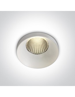 One Light ARES fixed recessed 12W 3000K white 10112HA/W/W
