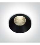 One Light ARES wpust stały 12W 3000K czarny  10112HA/B/W