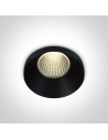 One Light ARES fixed recessed 12W 3000K black 10112HA/B/W.