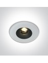 One Light BAIDA fixed recessed 6W 3000K white IP65 10106V/W/W