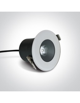 One Light BAIDA wpust stały 6W 3000K biały IP65 10106V/W/W - produkt 2