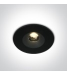 One Light BAIDA wpust stały 6W 3000K czarny IP65 10106V/B/W