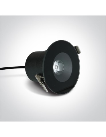 One Light BAIDA wpust stały 6W 3000K czarny IP65 10106V/B/W - produkt 2