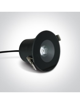 One Light BAIDA wpust stały 6W 3000K czarny IP65 10106V/B/W - produkt 2