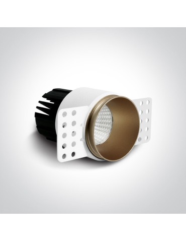 One Light BELEN wpust stały bezramkowy 12W 3000K czarny  10112BTR/B/W - produkt 2