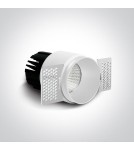 One Light BELEN wpust stały bezramkowy 12W 3000K-3500K-4000K biały  10112BTR/W/V