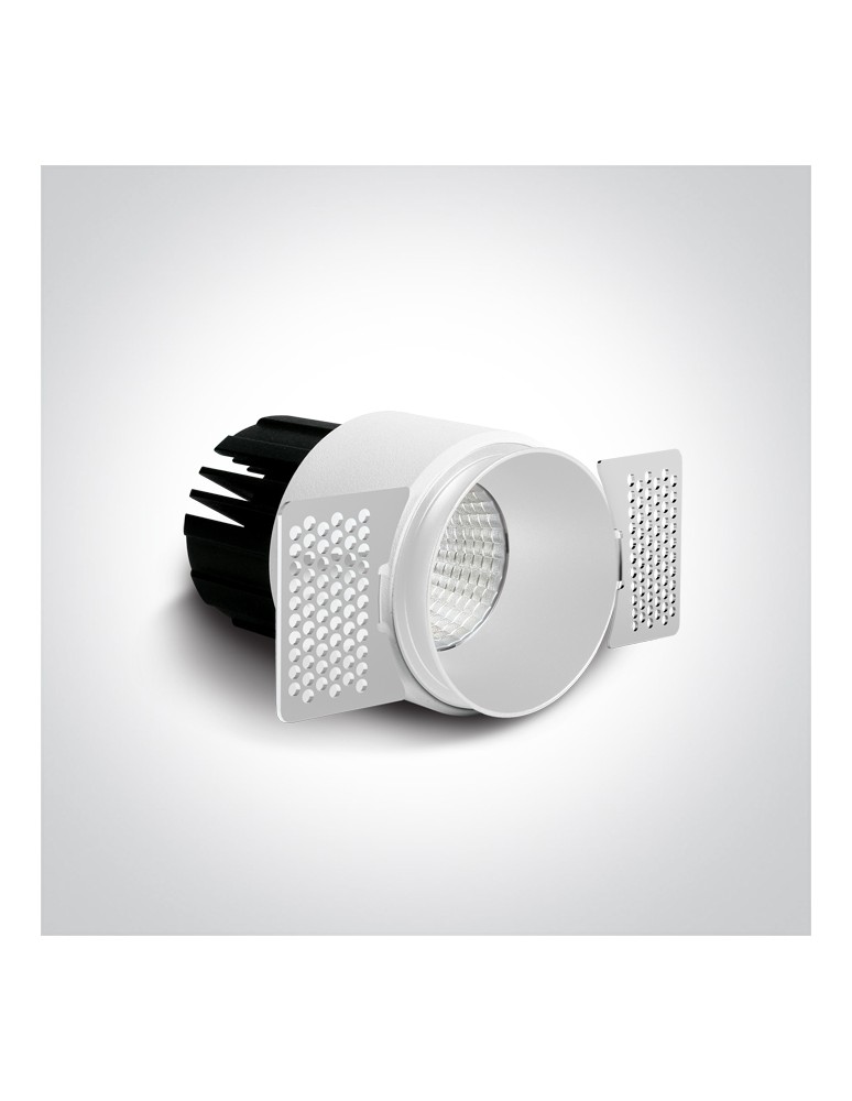 Frameless flush-mounted lamps - trimless - One Light BELEN frameless fixed recessed 12W 3000K-3500K-4000K white 10112BTR/W/V - product kolory-swiatla.pl 2