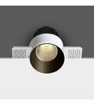 One Light BELEN wpust stały bezramkowy 12W 3000K-3500K-4000K czarny  10112BTR/B/V