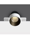 One Light BELEN frameless fixed recessed 12W 3000K-3500K-4000K black 10112BTR/B/V.