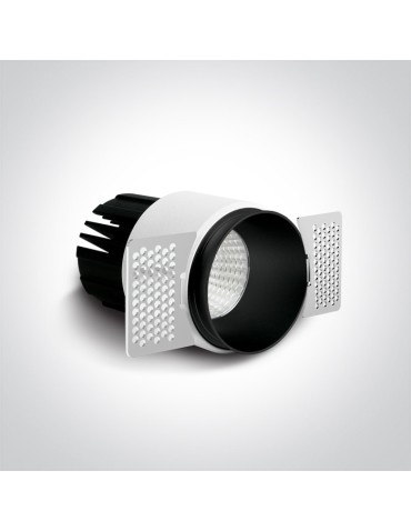 One Light BELEN wpust stały bezramkowy 12W 3000K-3500K-4000K czarny  10112BTR/B/V - produkt 2