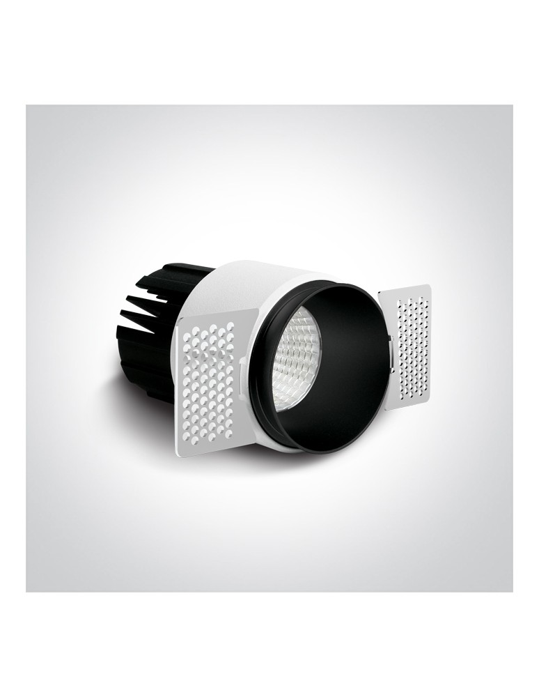 Frameless flush-mounted lamps - trimless - One Light BELEN frameless fixed recessed 12W 3000K-3500K-4000K black 10112BTR/B/V. - product kolory-swiatla.pl 2