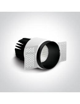 One Light BELEN wpust stały bezramkowy 12W 3000K-3500K-4000K czarny  10112BTR/B/V - produkt 2