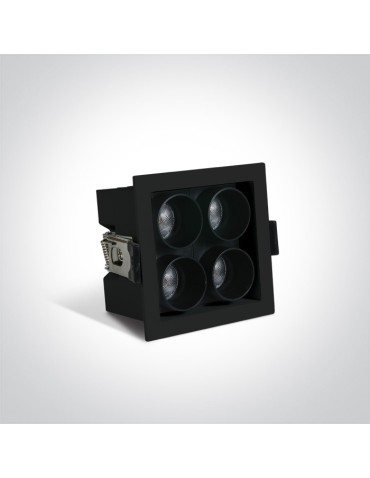 One Light BROLO 4 fixed recessed 10W 3000K black 50406C/B/W - product 2