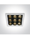 One Light BROLO 9 fixed recessed 22W 3000K white 50906C/W/W