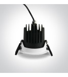 Flush-mounted hermetic lamps - One Light CAPO fixed recessed 12W 3000K white IP65 10110P/W/W - product 2