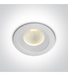 One Light CARIDEA wpust stały 3W 3000K biały  10103E/W/W/W