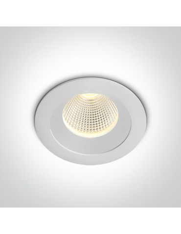 One Light CARIDEA wpust stały 3W 3000K biały  10103E/W/W/W