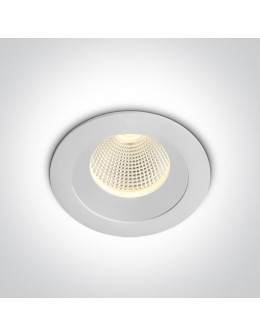 One Light CARIDEA fixed recessed 3W 3000K white 10103E/W/W.