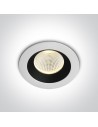 One Light CARIDEA fixed recessed 3W 3000K white-black 10103E/W/B/W