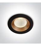 LED flush-mounted lamps - One Light CARIDEA fixed recessed 3W 3000K black-brass 10103E/B/BS/W. - product 1