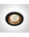 One Light CARIDEA fixed recessed 3W 3000K black-brass 10103E/B/BS/W.