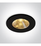 LED flush-mounted lamps - One Light DEMI fixed recessed 3W 3000K black 10103C/B/W - product 1