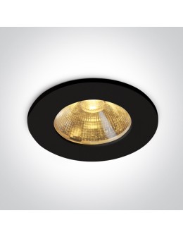 One Light DEMI wpust stały 3W 3000K czarny  10103C/B/W