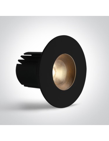 One Light DENA fixed recessed 6.5W 3000K-3500K-4000K black 10107HA/B/V