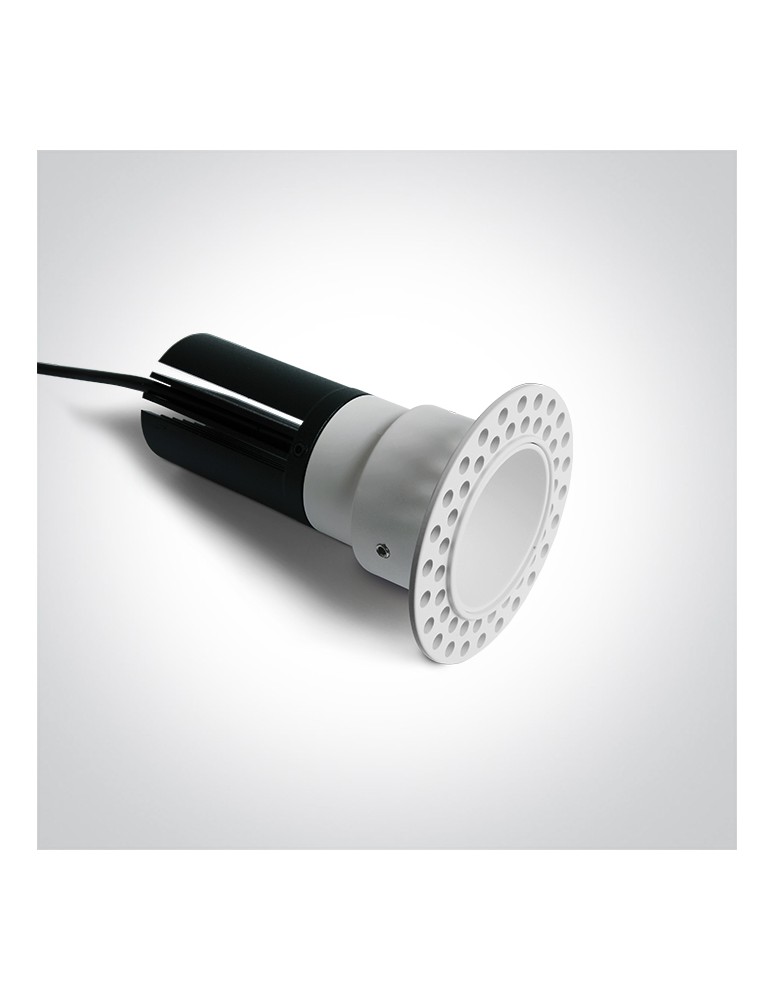 One Light DINA T wpust stały bezramkowy 7W 3000K-3500K-4000K biały  10107JTR/W/V