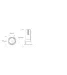 Frameless flush-mounted lamps - trimless - One Light DINA T frameless fixed recessed 7W 3000K-3500K-4000K white 10107JTR/W/V - product 3
