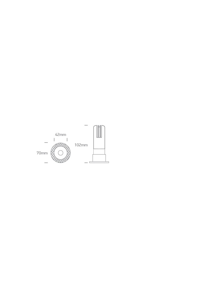 Frameless flush-mounted lamps - trimless - One Light DINA T frameless fixed recessed 7W 3000K-3500K-4000K white 10107JTR/W/V - product kolory-swiatla.pl 3