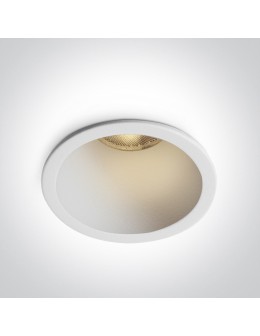 One Light DINA wpust stały 7W 3000K-3500K-4000K biały  10107J/W/V