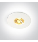 Flush-mounted hermetic lamps - One Light DONA fixed recessed 6.5W 3000K white IP65 10107PA/W/W - product 1