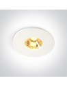One Light DONA fixed recessed 6.5W 3000K white IP65 10107PA/W/W