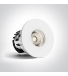 One Light DONA wpust stały 6,5W 4000K biały IP65 10107PA/W/C