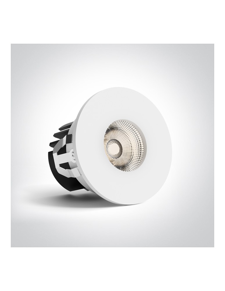 One Light DONA wpust stały 6,5W 4000K biały IP65 10107PA/W/C