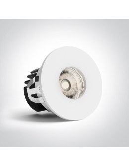 One Light DONA fixed recessed 6.5W 4000K white IP65 10107PA/W/C