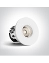 One Light DONA fixed recessed 6.5W 4000K white IP65 10107PA/W/C