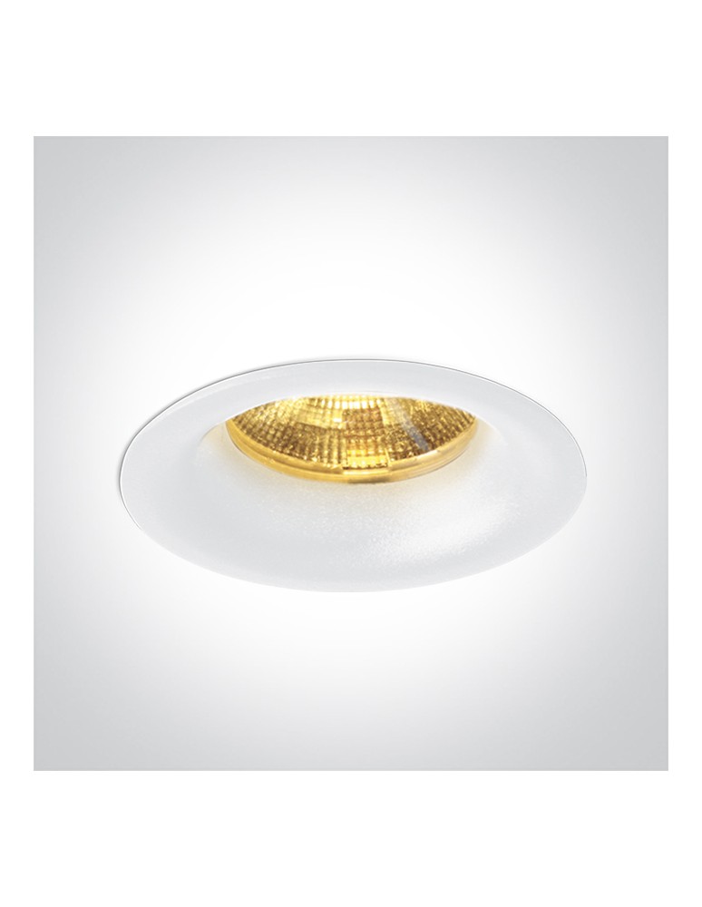 LED flush-mounted lamps - One Light DORE fixed recessed 3W 3000K white 10103LB/W/W - product kolory-swiatla.pl 1