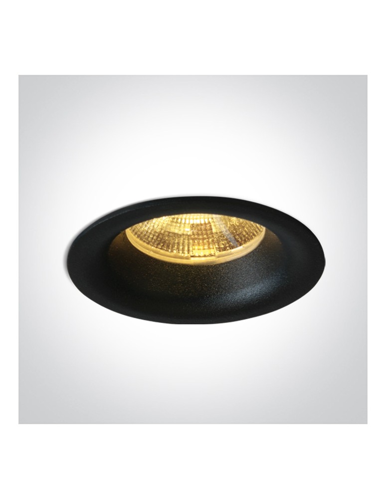 One Light DORE wpust stały 3W 3000K czarny  10103LB/B/W