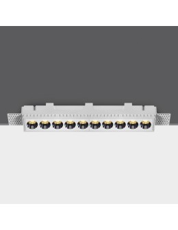 One Light FERO 10T wpust stały bezramkowy 24W 3000K biały  50024HTR/W/W