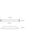 Frameless flush-mounted lamps - trimless - One Light FERO 10T frameless fixed recessed 24W 3000K white 50024HTR/W/W - product 2