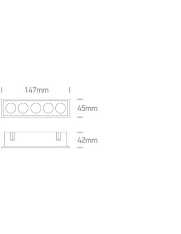 One Light FERO 5 fixed recessed 12W 3000K white 50012H/W/W - product 2