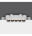 One Light FERO 5T wpust stały bezramkowy 12W 3000K biały  50012HTR/W/W