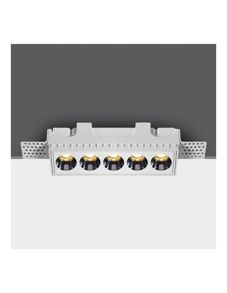 Frameless flush-mounted lamps - trimless - One Light FERO 5T frameless fixed recessed 12W 3000K white 50012HTR/W/W - product kolory-swiatla.pl 1