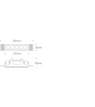 Frameless flush-mounted lamps - trimless - One Light FERO 5T frameless fixed recessed 12W 3000K white 50012HTR/W/W - product 2