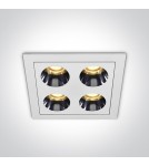 LED flush-mounted lamps - One Light FERO K fixed recessed 10W 3000K white 50110H/W/W - product 1