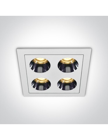 One Light FERO K fixed recessed 10W 3000K white 50110H/W/W