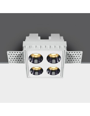 One Light FERO KT wpust stały bezramkowy 10W 3000K biały  50110HTR/W/W