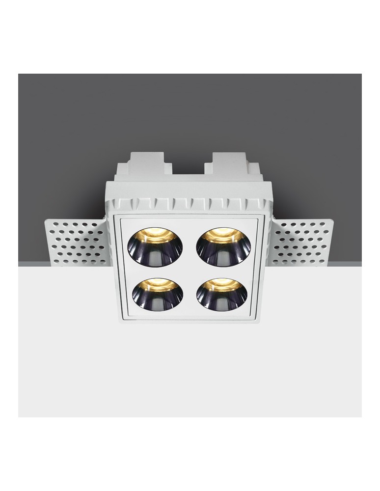 One Light FERO KT wpust stały bezramkowy 10W 3000K biały  50110HTR/W/W